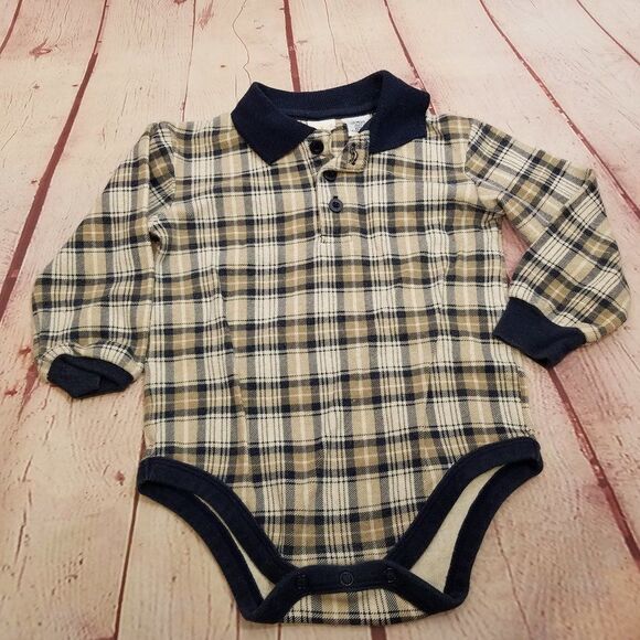TKS polo long sleeve onesie 18 months - Picture 1 of 2